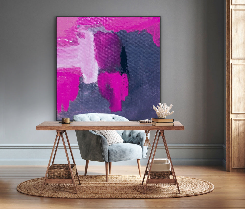 By ur side  - Abstract Painting, Minimalist Art, Framed art Wall Art, Modern art