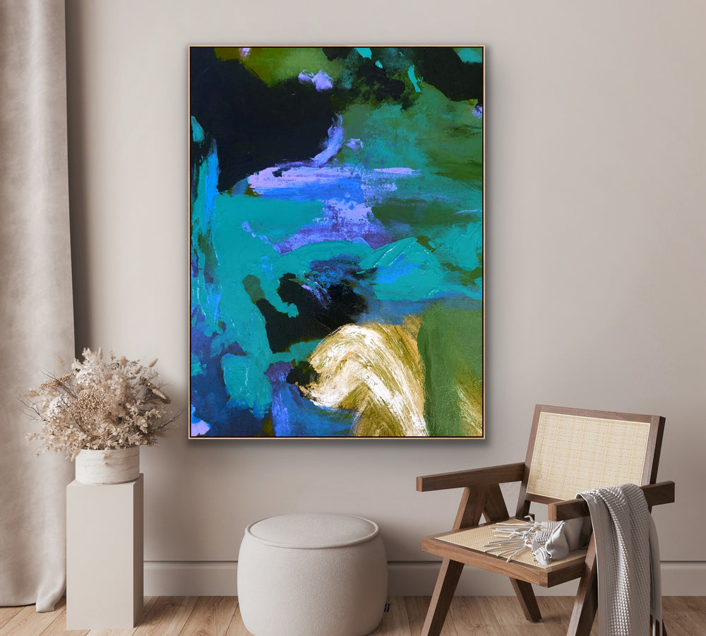 Vacay - Custom Art - Abstract Painting, Minimalist Art, Framed art Wall Art, Modern art