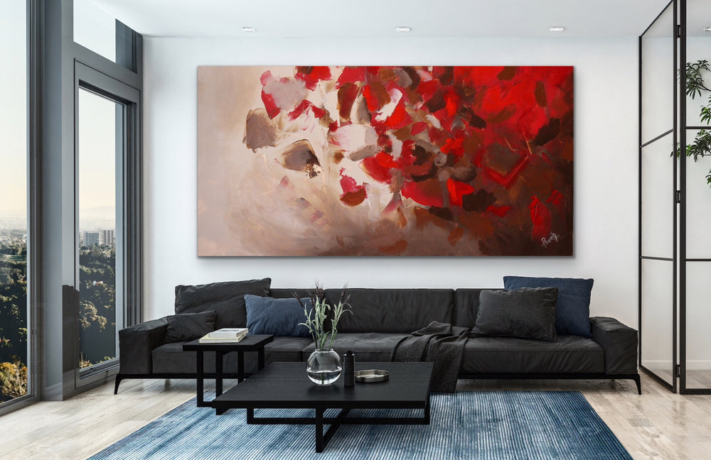 Grandeur - Custom Art - Original Contemporary Modern Abstract Paintings by Preethi Arts