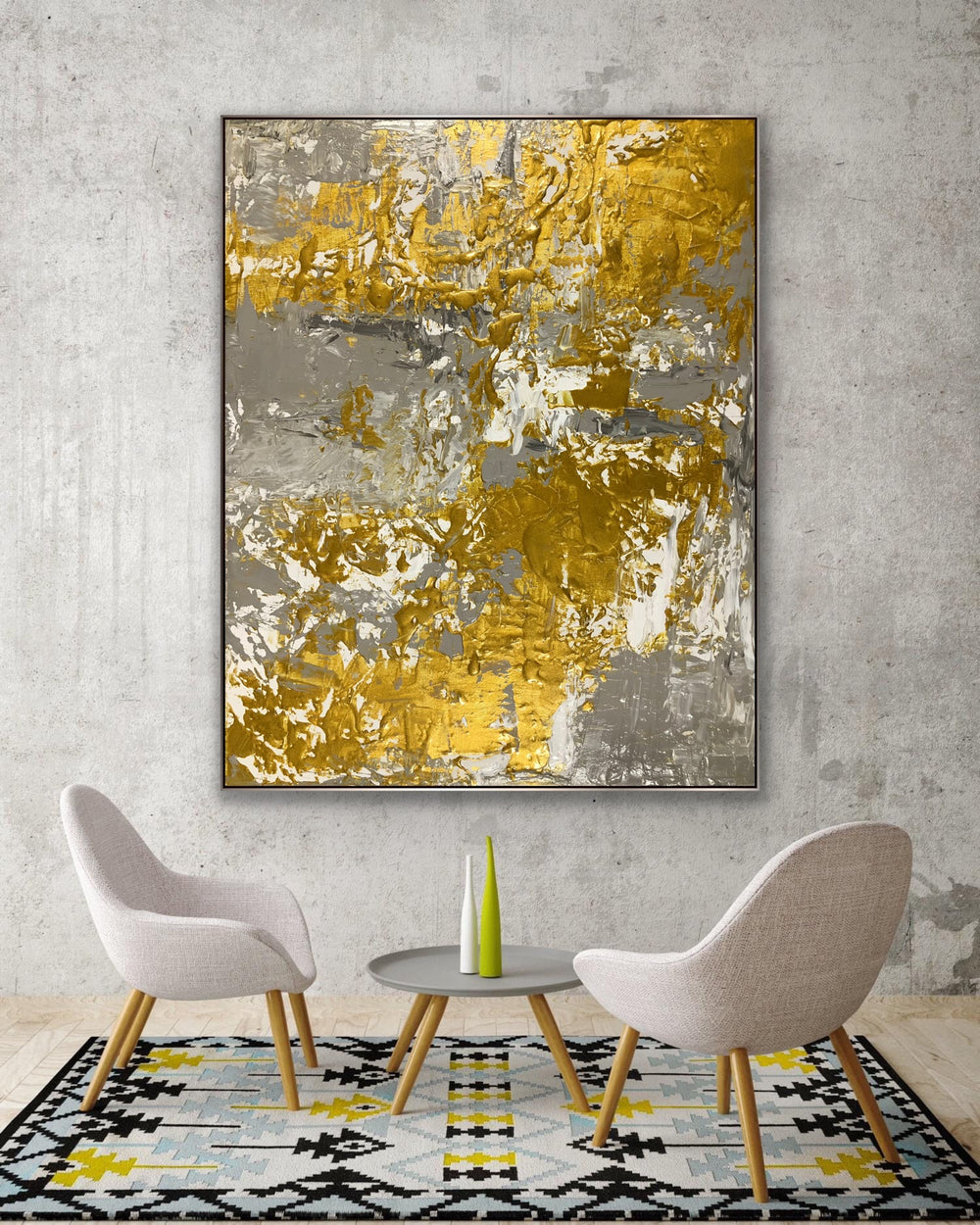 Royal - Custom Art - Abstract painting, Minimalist Art, Framed painting, Wall Art, Wall Decor, Large painting, Local Artist