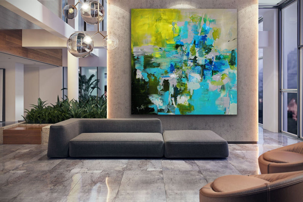 Fidelity - Custom Art - Original Contemporary Modern Abstract Paintings by Preethi Arts