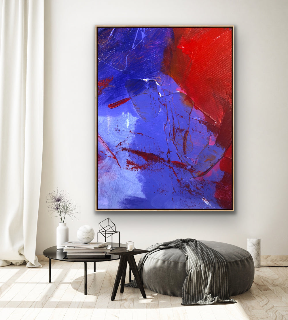 Let it go - Custom Art - Abstract Painting, Minimalist Art, Framed art Wall Art, Modern art